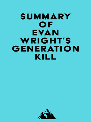 cover image of Summary of Evan Wright's Generation Kill